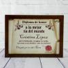 Diseño y decoración: Diploma pergamino a la mejor tía Diseño y decoración: Diploma pergamino a la mejor tía