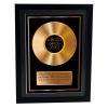 Diseño y decoración: Disco de oro personalizado con marco Diseño y decoración: Disco de oro personalizado con marco