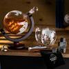 Bebidas personalizadas: Juego de decantador GLOBE DELUXE Bebidas personalizadas: Juego de decantador GLOBE DELUXE