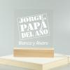 Lámparas personalizadas: Lámpara led grabada 'Papá del año' Lámparas personalizadas: Lámpara led grabada 'Papá del año'