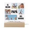 Lámparas personalizadas: Lámpara personalizada con fotos para PAPÁ Lámparas personalizadas: Lámpara personalizada con fotos para PAPÁ
