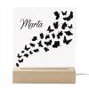 Lámparas personalizadas: Lámpara personalizada con mariposas  Lámparas personalizadas: Lámpara personalizada con mariposas