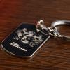 Llaveros personalizados: Llavero con escudo grabado Llaveros personalizados: Llavero con escudo grabado