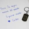 Llaveros personalizados: Llavero con tu letra grabada Llaveros personalizados: Llavero con tu letra grabada