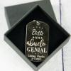 Llaveros personalizados: Llavero personalizado Eres un abuelo genial Llaveros personalizados: Llavero personalizado Eres un abuelo genial