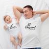 Regalos con nombre: Pack camisetas blancas personalizadas Original y Remix Regalos con nombre: Pack camisetas blancas personalizadas Original y Remix