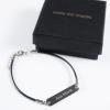 Joyas personalizadas: Pulsera de acero y cuero personalizada Joyas personalizadas: Pulsera de acero y cuero personalizada