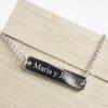 Joyas personalizadas: Pulsera de cadena de acero personalizada Joyas personalizadas: Pulsera de cadena de acero personalizada