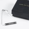 Joyas personalizadas: Pulsera de cadena de acero personalizada Joyas personalizadas: Pulsera de cadena de acero personalizada