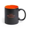 Tazas personalizadas: Taza de desayuno negra Tazas personalizadas: Taza de desayuno negra
