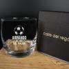 Cristalería personalizada: Vaso de whisky para el as del balón Cristalería personalizada: Vaso de whisky para el as del balón