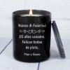 Velas personalizadas: Vela grabada con dedicatoria Velas personalizadas: Vela grabada con dedicatoria