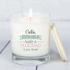 Velas personalizadas: Vela personalizada con olor a felicidad Velas personalizadas: Vela personalizada con olor a felicidad