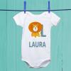 Regalos con nombre: Body bebé personalizado 'alfabeto animal' Regalos con nombre: Body bebé personalizado 'alfabeto animal'