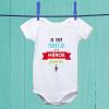 Regalos con nombre: Body personalizado héroe Regalos con nombre: Body personalizado héroe