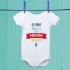 Regalos con nombre: Body personalizado héroe Regalos con nombre: Body personalizado héroe