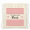 Regalos con nombre: Bolsa tote bag marinera personalizada Regalos con nombre: Bolsa tote bag marinera personalizada