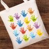 Regalos con el dibujo de tus hijos: Bolsa tote personalizada 'Dejas huella' BIO Regalos con el dibujo de tus hijos: Bolsa tote personalizada 'Dejas huella' BIO