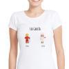 Camisetas personalizadas: Camiseta familias personalizado para mujer Camisetas personalizadas: Camiseta familias personalizado para mujer