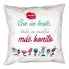 Diseño y decoración: Cojín besito personalizado Diseño y decoración: Cojín besito personalizado