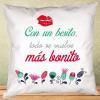 Diseño y decoración: Cojín besito personalizado Diseño y decoración: Cojín besito personalizado