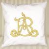 Diseño y decoración: Cojín con monograma personalizado Diseño y decoración: Cojín con monograma personalizado