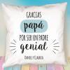Diseño y decoración: Cojín para un papá genial personalizado Diseño y decoración: Cojín para un papá genial personalizado