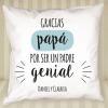 Diseño y decoración: Cojín para un papá genial personalizado Diseño y decoración: Cojín para un papá genial personalizado