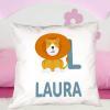 Diseño y decoración: Cojín personalizado 'alfabeto animal' Diseño y decoración: Cojín personalizado 'alfabeto animal'
