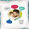 Diseño y decoración: Cojín personalizado 'burbujas' para papá Diseño y decoración: Cojín personalizado 'burbujas' para papá