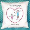 Diseño y decoración: Cojín personalizado corazón con dibujo de tu hijo Diseño y decoración: Cojín personalizado corazón con dibujo de tu hijo