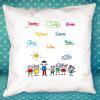Diseño y decoración: Cojín personalizado firmas para profe Diseño y decoración: Cojín personalizado firmas para profe