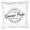 Diseño y decoración: Cojín personalizado 'Gracias profe' Diseño y decoración: Cojín personalizado 'Gracias profe'