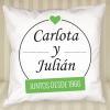 Diseño y decoración: Cojín personalizado juntos desde... Diseño y decoración: Cojín personalizado juntos desde...