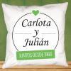 Diseño y decoración: Cojín personalizado juntos desde... Diseño y decoración: Cojín personalizado juntos desde...