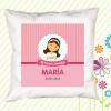 Diseño y decoración: Cojín personalizado Mi primera comunión niña Diseño y decoración: Cojín personalizado Mi primera comunión niña