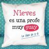 Diseño y decoración: Cojín personalizado profe guay Diseño y decoración: Cojín personalizado profe guay