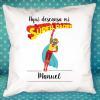 Diseño y decoración: Cojín personalizado Súperpadre Diseño y decoración: Cojín personalizado Súperpadre