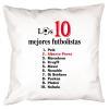 Diseño y decoración: Cojín personalizado 'Top 10 futbolistas' Diseño y decoración: Cojín personalizado 'Top 10 futbolistas'