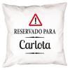 Diseño y decoración: Cojín Reservado personalizado Diseño y decoración: Cojín Reservado personalizado