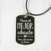 Joyas personalizadas: Colgante personalizado para el mejor Abuelo Joyas personalizadas: Colgante personalizado para el mejor Abuelo