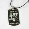 Joyas personalizadas: Colgante personalizado para la mejor abuela Joyas personalizadas: Colgante personalizado para la mejor abuela