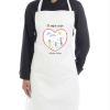 Delantales personalizados: Delantal personalizado corazón con dibujo para papá Delantales personalizados: Delantal personalizado corazón con dibujo para papá