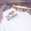 Delantales personalizados: Delantal Te quiero con foto Delantales personalizados: Delantal Te quiero con foto