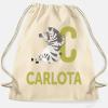 Regalos con nombre: Mochila de cuerdas BIO personalizada 'alfabeto animal' Regalos con nombre: Mochila de cuerdas BIO personalizada 'alfabeto animal'