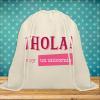 Regalos con nombre: Mochila de cuerdas BIO personalizada ¡HOLA! Regalos con nombre: Mochila de cuerdas BIO personalizada ¡HOLA!