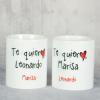 Regalos con nombre: Pack de tazas Te quiero personalizadas Regalos con nombre: Pack de tazas Te quiero personalizadas