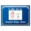 Regalos con el dibujo de tus hijos: Placa de calle con el dibujo de tu hijo Regalos con el dibujo de tus hijos: Placa de calle con el dibujo de tu hijo