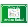 Regalos con el dibujo de tus hijos: Placa de calle con el dibujo de tu hijo Regalos con el dibujo de tus hijos: Placa de calle con el dibujo de tu hijo