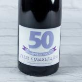Botella de vino especial 40 años
